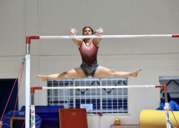 Gimnastas afinan rutinas para San Salvador 2023