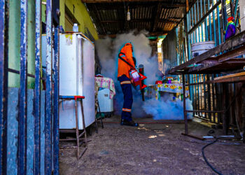 Realizan fumigación domiciliar en 500 viviendas de la colonia Guatemala y comunidad Tutunichapa