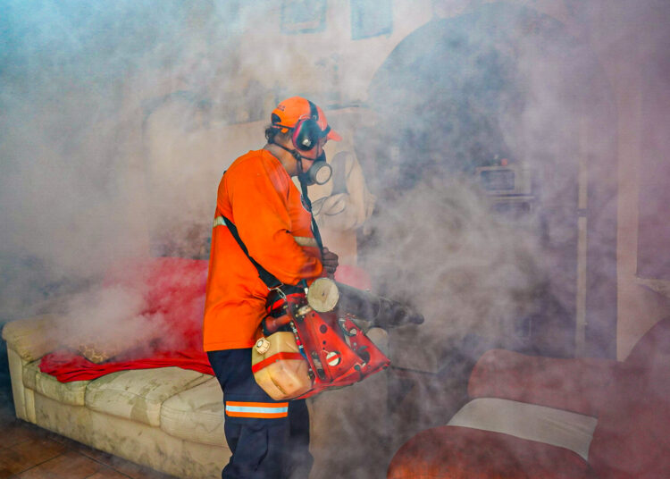 Alcaldía de San Salvador intervino con fumigación de 1,500 viviendas de la comunidad Las Palmas