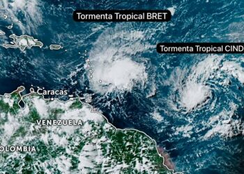 Tormenta tropical Cindy se forma en el Atlántico