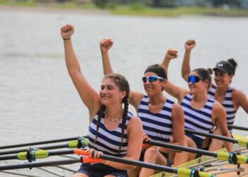 El Salvador gana su tercera medalla de bronce en cuádruple remo femenino
