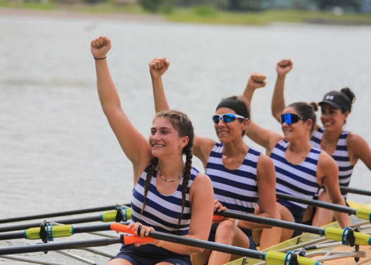 El Salvador gana su tercera medalla de bronce en cuádruple remo femenino