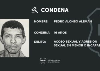 Hombre es condenado a 16 años de prisión por acosas sexualmente a una menor