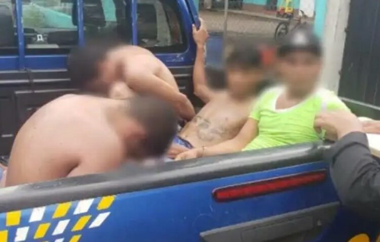 Seis salvadoreños presuntos miembros de la MS fueron capturados en Escuintla, Guatemala