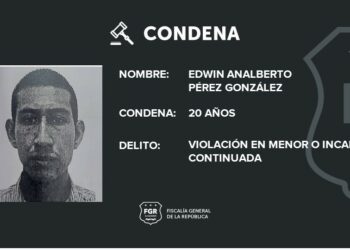 Condenan a 20 años a pastor que violó a una menor de edad