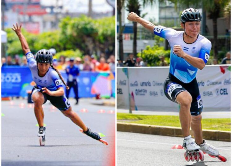 Ivonne Nóchez y Marvin Rodríguez obtienen medallas de bronce en patinaje