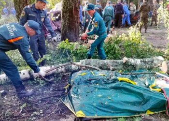 Ocho muertos y diez heridos por “huracán” en Rusia