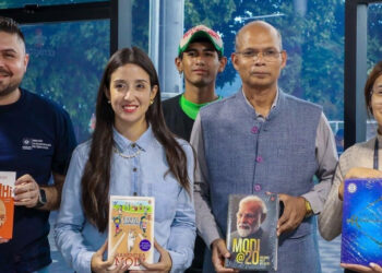 Embajador de la India concurrente de El Salvador visita CUBO de Mejicanos