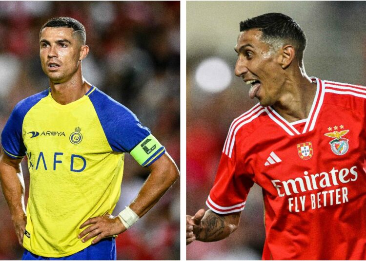 (VIDEOS) Las pinceladas de Di María en la victoria del Benfica: el sombrero que dejó en ridículo a Cristiano Ronaldo