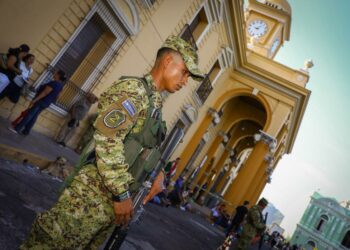 Instalaron dispositivo policial y militar para el cierre de las Fiestas Julias en Santa Ana