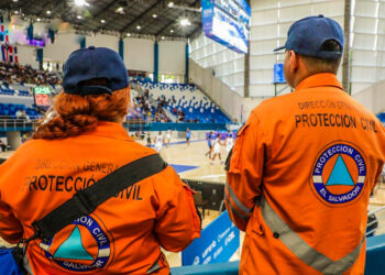 Equipos de seguridad se mantuvieron durante los Juegos San Salvador 2023