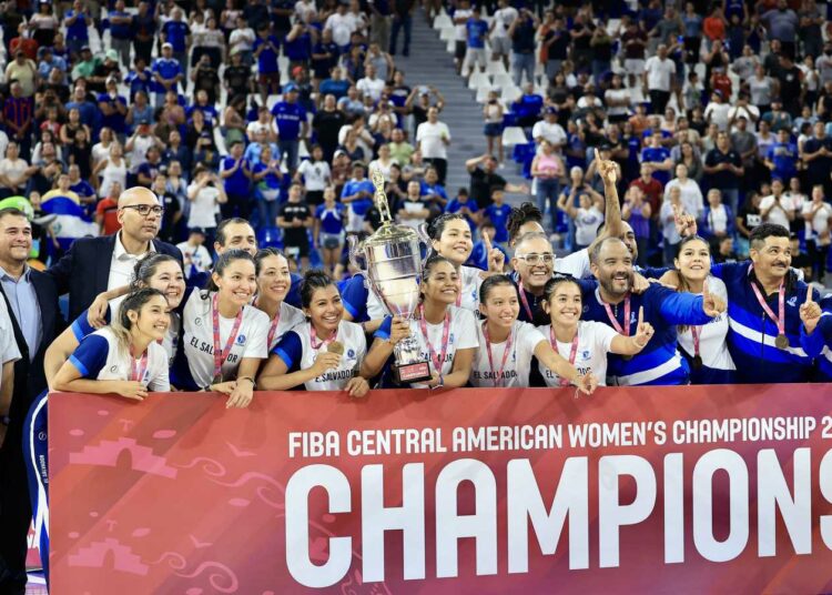 La selección salvadoreña de baloncesto se corona campeona invicta del COCABA femenino 2023
