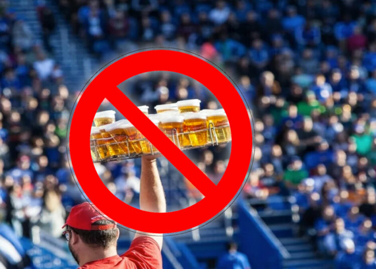 La FESFUT prohibe el ingreso y consumo de bebidas alcohólicas en los estadios de fútbol