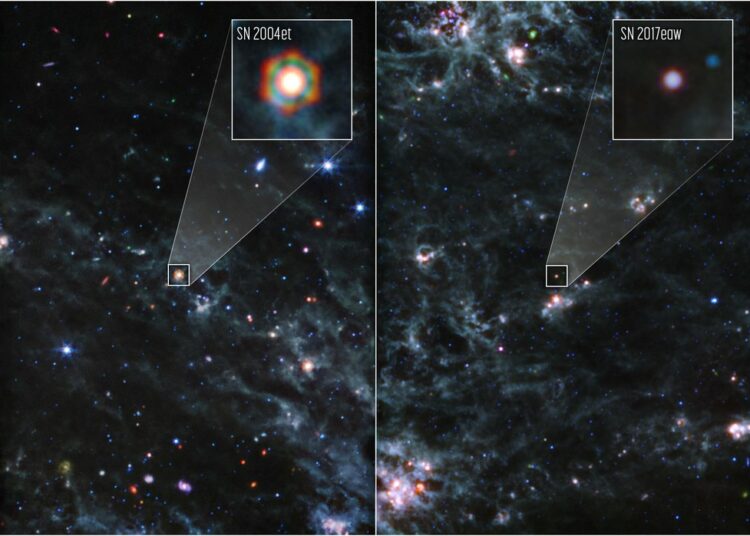 Nuevo hito del James Webb: permite descubrir más de 5.000 masas terrestres de polvo en una supernova