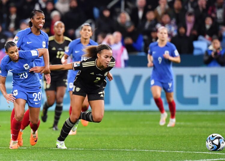 Jamaica consigue el empate ante Francia y suma histórico punto en Mundial 2023