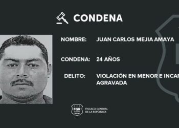 Hombre es condenado a 24 años de cárcel tras haber abusado sexualmente a una menor
