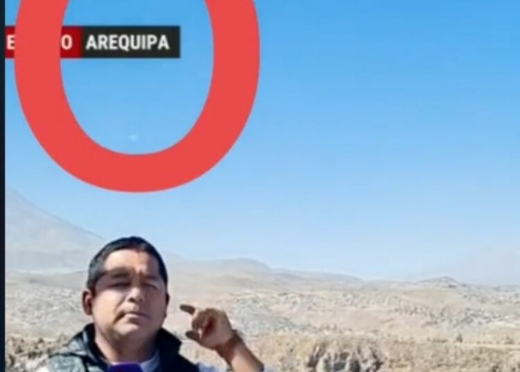 (VIDEO) Presunto ovni aparece en plena transmisión en vivo y sorprende a los periodistas