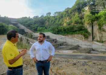 Gobierno concluye obras en el cauce del río Las Cañas y puente Chaparrastique, en Ilopango