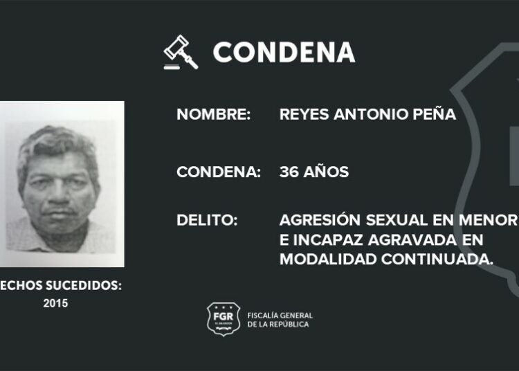 Pastor es condenado a 36 años de cárcel por agredir sexualmente a tres menores