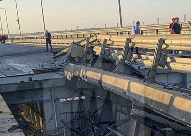 Ucrania se responsabiliza de sabotaje contra el puente de Crimea