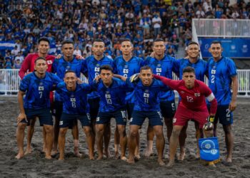 Selecta de playa de El Salvador anota 8 goles a Venezuela en los Juegos Centroamericanos