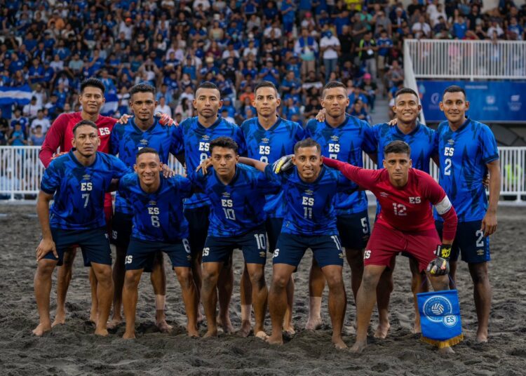 Selecta de playa de El Salvador anota 8 goles a Venezuela en los Juegos Centroamericanos