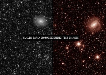 ESA muestra las primeras imágenes de galaxias captadas por su telescopio Euclid