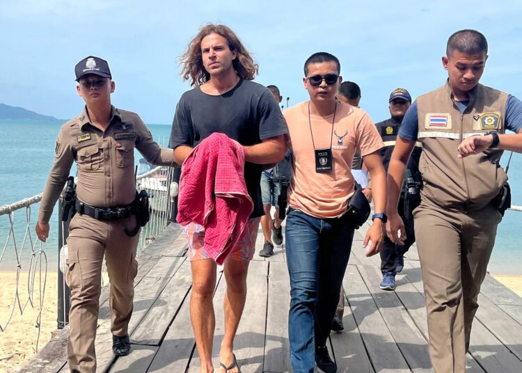 La policía de Tailandia acusa a Daniel Sancho de asesinato premeditado y pedirá para él pena de muerte