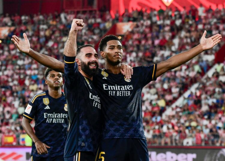 Con doblete de Bellingham el Real Madrid venció 3-1 a Almería y sigue como líder de LaLiga