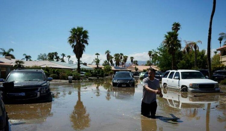Tormenta Hilary deja anegadas de lodo localidades desérticas y de montaña en California y Nevada