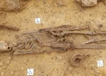 Encuentran en Alemania la tumba llena de armas de un guerrero, que permaneció intacta durante 1.300 años