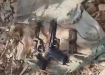 FAES ubica pistola, cargador y revólver dentro de una fosa en el departamento de Cabañas