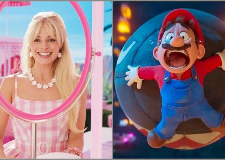 Barbie supera a Super Mario Bros. como la película más taquillera de 2023 en Estados Unidos