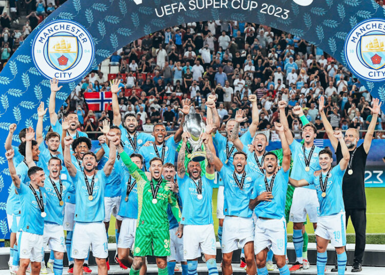 Manchester City venció por los penales a Sevilla y se coronó campeón de la Supercopa de Europa