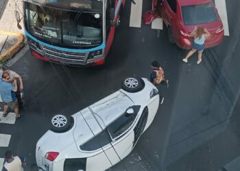 Se reporta accidente de tránsito en colonia Escalón