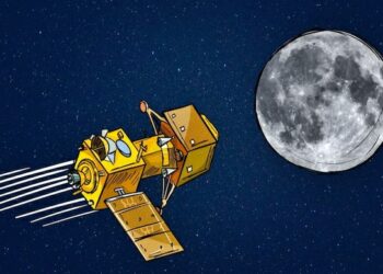 La misión india Chandrayaan-3 entra en la órbita lunar
