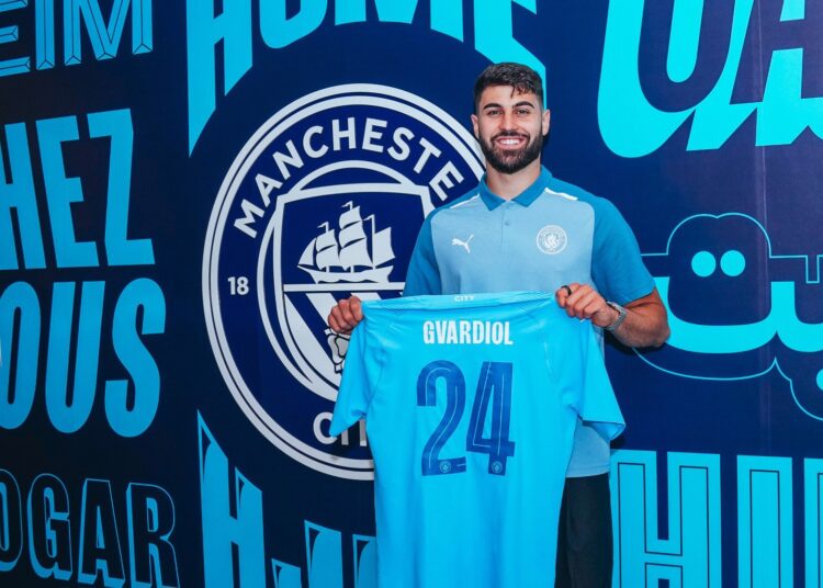 El Manchester City convierte a Gvardiol en el defensa más caro de la historia