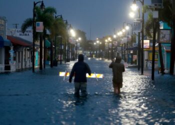 (VIDEOS) Momento en que el huracán Idalia llegó a Perry, la ciudad de Florida más cercana al punto de impacto en la costa
