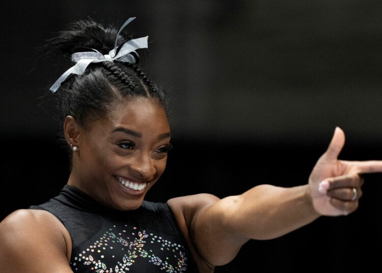 Simone Biles se consagró campeona nacional y batió un histórico récord de 90 años