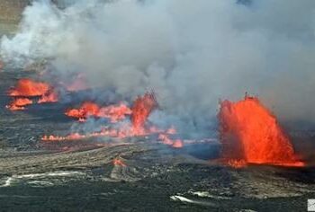 El volcán Kilauea en Hawái entró en erupción por tercera vez en el año