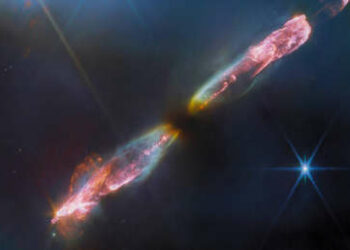 James Webb capta flujo supersónico de un sol recién nacido a 1.000 años luz de la Tierra