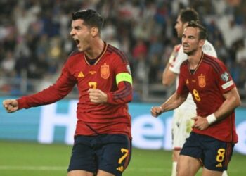 España goleó 7-1 a Georgia de visitante en el clasificatorio a la Eurocopa