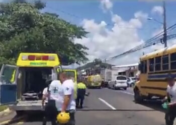 Reportan un menor fallecido en accidente de tránsito en Santa Ana