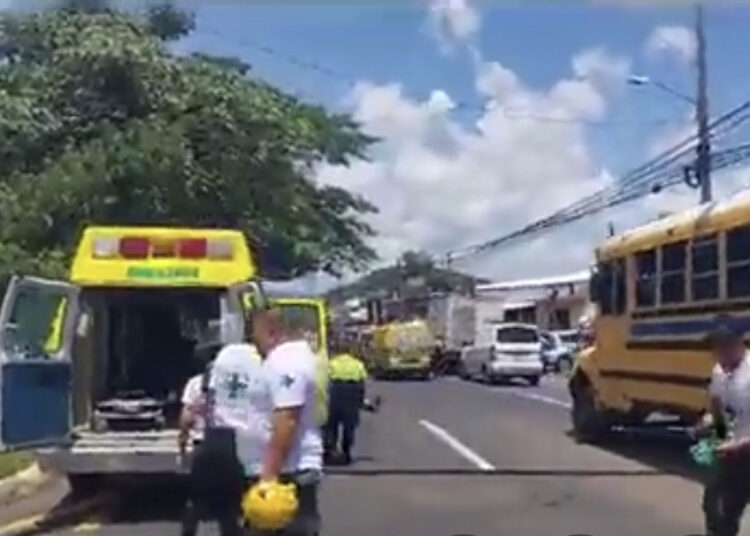 Reportan un menor fallecido en accidente de tránsito en Santa Ana