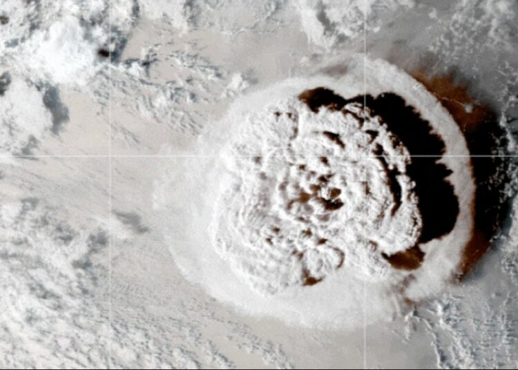 La erupción volcánica en Tonga provocó el flujo submarino más rápido jamás registrado