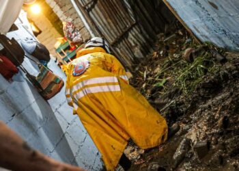 Autoridades atendieron emergencias por las lluvias de anoche