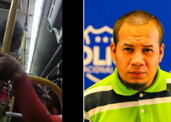 Marero intentó intimidar a usuarios del transporte pero la gente no le mostró temor, lo grabó y denunció, y ahora fue capturado