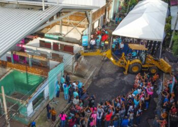 DOM inicia construcción del Mercado Central de Colón, en La Libertad