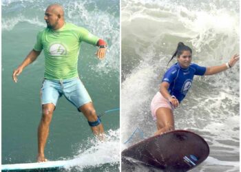 Amado Alvarado y Sindy Portillo, los primeros atletas en viajar a Chile