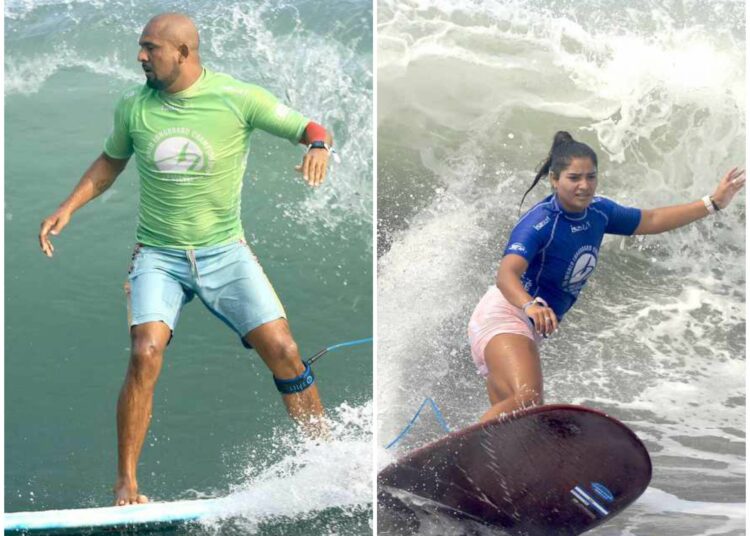 Amado Alvarado y Sindy Portillo, los primeros atletas en viajar a Chile